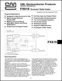FX619J Datasheet