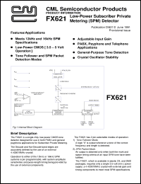 FX621P Datasheet