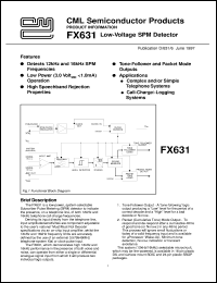 FX631DW Datasheet