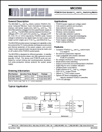 MIC2560-1BWM Datasheet