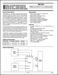 MIC2561-0BM Datasheet