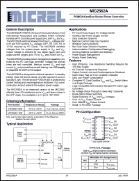 MIC2562A-0BM Datasheet