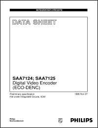 SAA7125H-01 Datasheet