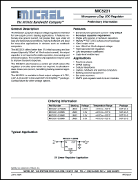 MIC5231-5-0BM5 Datasheet