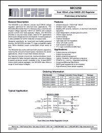 MIC5250-3-0BMM Datasheet