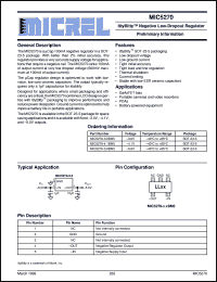 MIC5270-3-0BM5 Datasheet