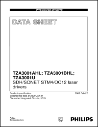 TZA3001BHL-C1 Datasheet