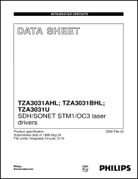 TZA3031BHL Datasheet