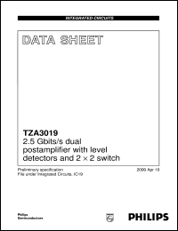 TZA3019 Datasheet