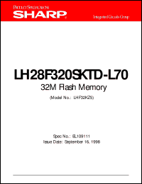 LH28F320SKTD-L70 Datasheet