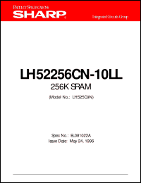 LH52256CN-10LL Datasheet