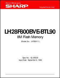 LH28F800BVE-BTL90 Datasheet