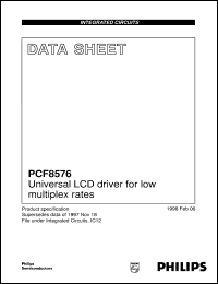PCF8576U-7 Datasheet