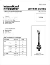 200HFR80PV Datasheet