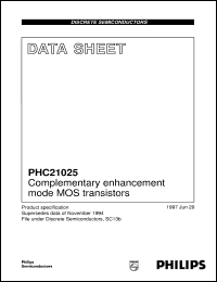 PHC21025 Datasheet