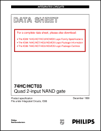 74HCT03DB Datasheet