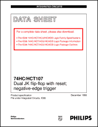 74HCT107D Datasheet