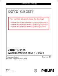 74HC125DB Datasheet
