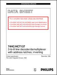 74HCT137D Datasheet