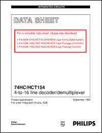 74HCT154D Datasheet
