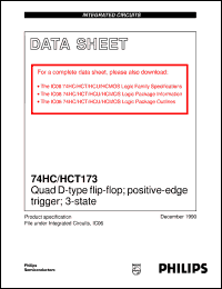74HCT173DB Datasheet