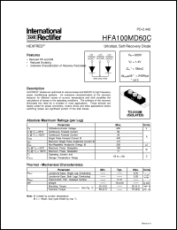 HFA100MD60C Datasheet