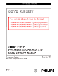 74HC191PW Datasheet