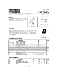 IRGPC30U Datasheet