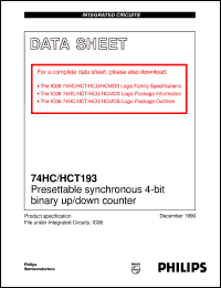 74HCT193DB Datasheet