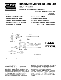 FX335L Datasheet