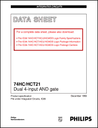 74HCT21DB Datasheet