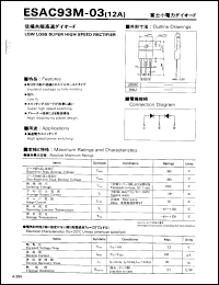 ESAC93M-03 Datasheet