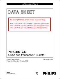 74HCT243D Datasheet