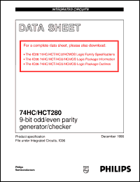 74HCT280D Datasheet