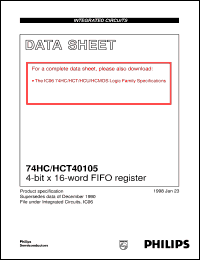 74HCT40105DB Datasheet