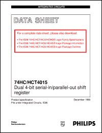 74HCT4015D Datasheet