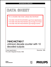 74HCT4017D Datasheet
