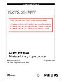 74HCT4020D Datasheet