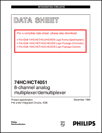 74HCT4051D Datasheet