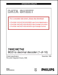 74HCT42D Datasheet