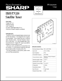 BSFH77G08 Datasheet