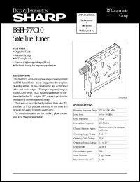 BSFH77G10 Datasheet