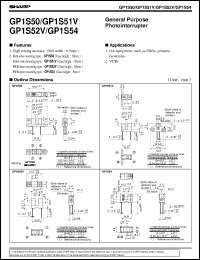 GP1S52V Datasheet
