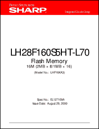 LH28F160S5HT-L70 Datasheet