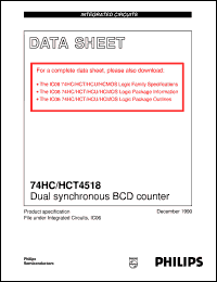 74HCT4518D Datasheet