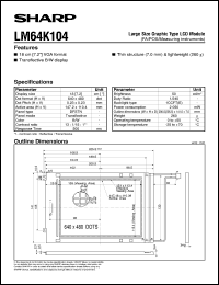 LM64K104 Datasheet