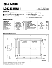 LQ121S1DG11 Datasheet