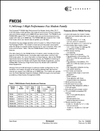 FM336-D Datasheet
