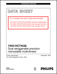 74HCT4538D Datasheet