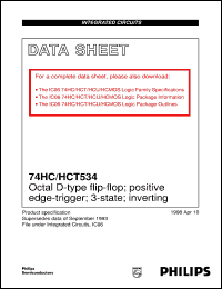 74HCT534D Datasheet